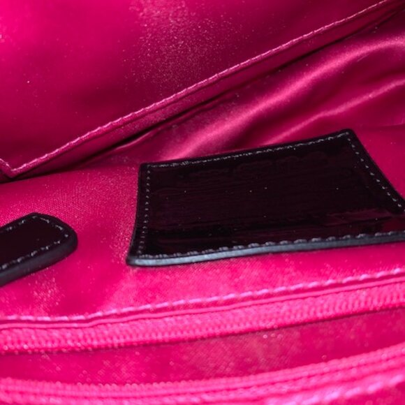 Coach Poppy Liquid Gloss Groovy Black Tote - Picture 7 of 10